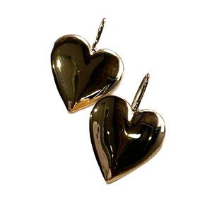 Baublebar Women's Gold Heart Hook Earrings